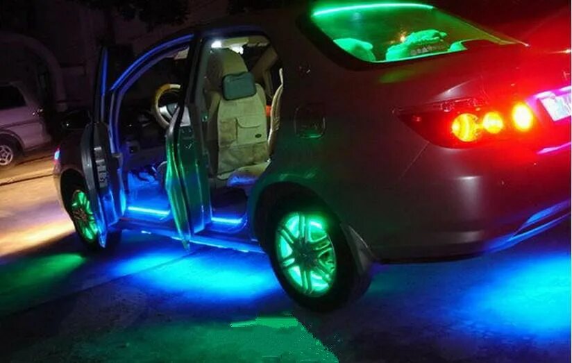 Led tune. РГБ подсветка для автомобиля. РГБ подсветка днища авто. Подсветка автомобильная артикул 12ld. Неоновая подсветка Джетта 5.