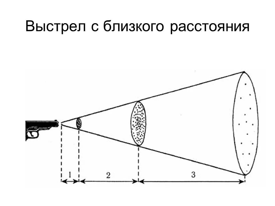 На дальние и близкие расстояния. Выстрел с близкой дистанции криминалистика. Зоны выстрела с близкого расстояния. Зоны близкой дистанции выстрела. Выстрел с близкого расстояния криминалистика.