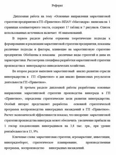 Доклад пример работы