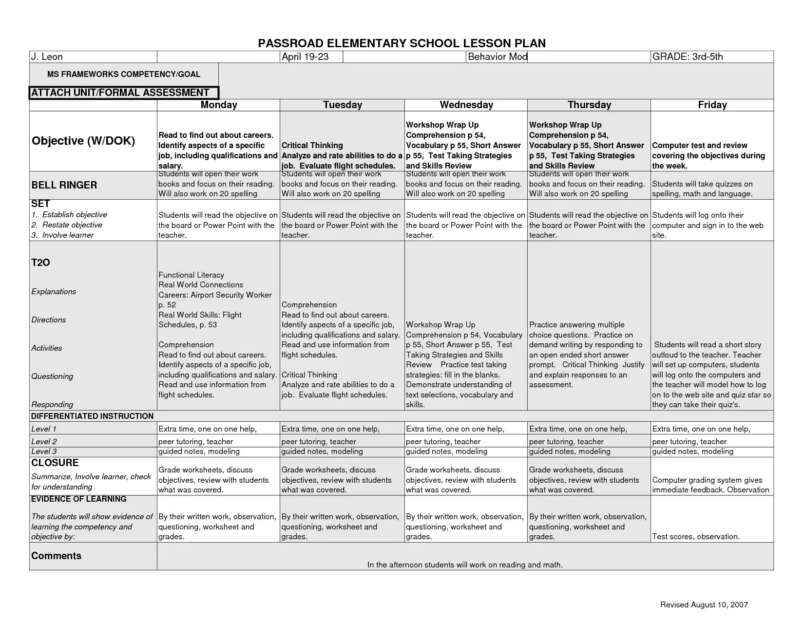 Assessment plan. Lesson Plan Elementary. School Lesson Plan. Lesson Plan for Elementary students. Assessment Lesson Plan.