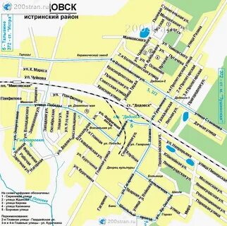 Г московский карта улиц