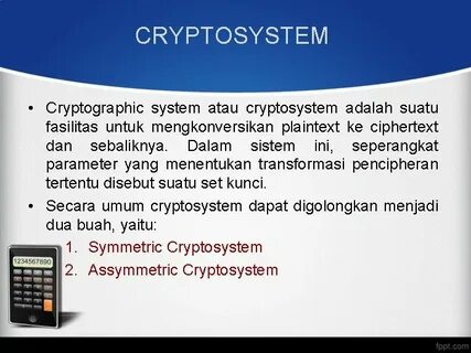 System cryptographic