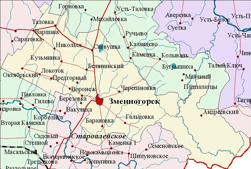 Где находится г рубцовск