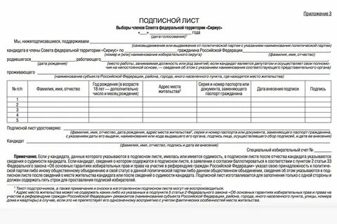 Правила на федеральной территории