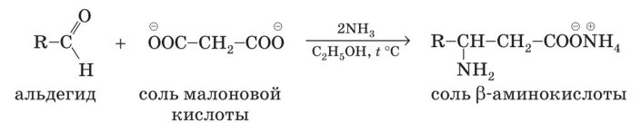 Альдегид nh3. Метод Родионова аминокислоты. Метод Родионова получение аминокислот. Синтез аминокислот по Родионову. Синтез бета аминокислот.