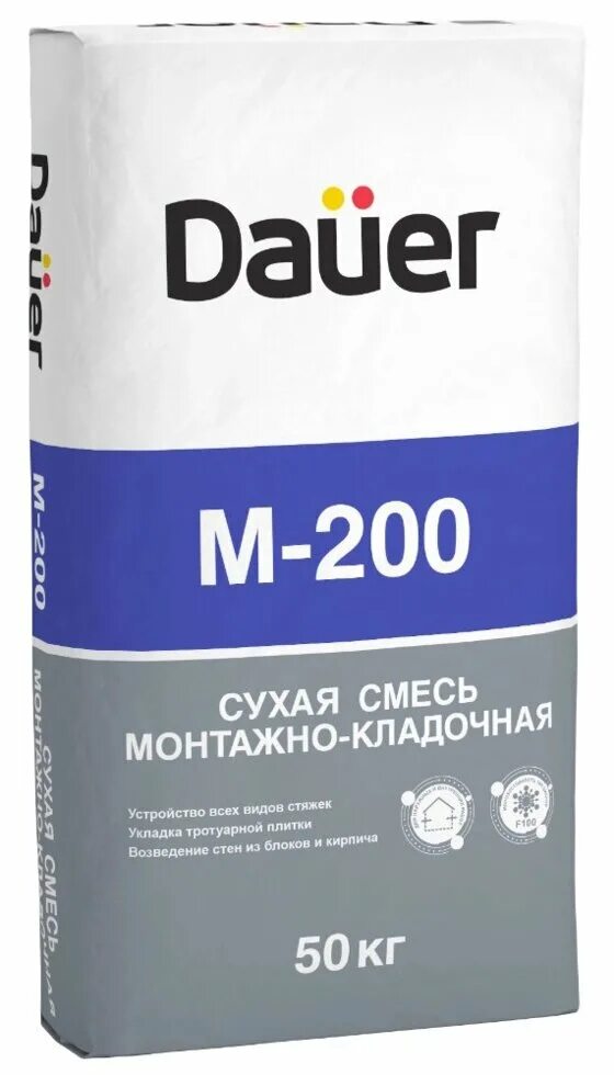 Смеси м150 купить. Смесь м-150 Дауэр 40кг Dauer. Dauer м-150 универсальная сухая смесь. Сухая смесь м-150 универсальная Dauer 50кг. Сухая смесь монтажно-кладочная м-200 Dauer, 50 кг.