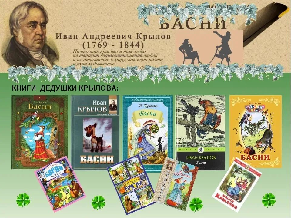 Названия великих произведений. Басня Ивана Андреевича Крылова басня Ивана Андреевича. Крылов его произведения для детей.