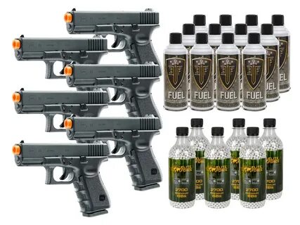 Six pistols