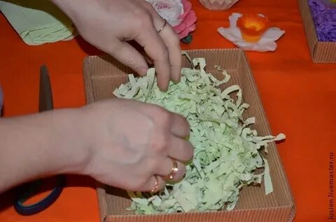 Как сделать бумажный наполнитель своими руками