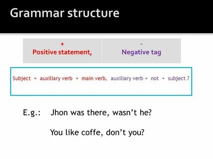 Negative statement