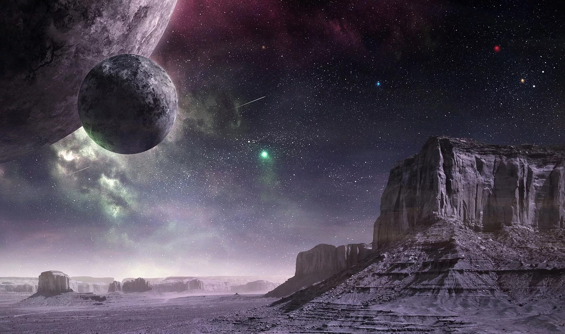 Landscape planets