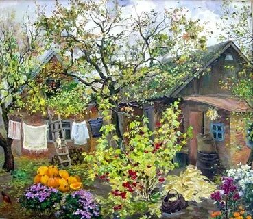 Картина дача