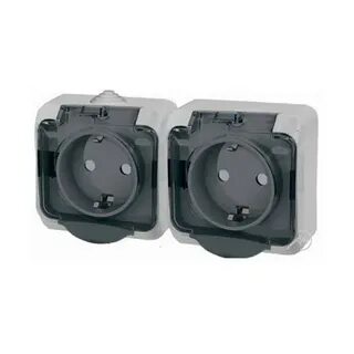 Розетка pa16 044b ip44