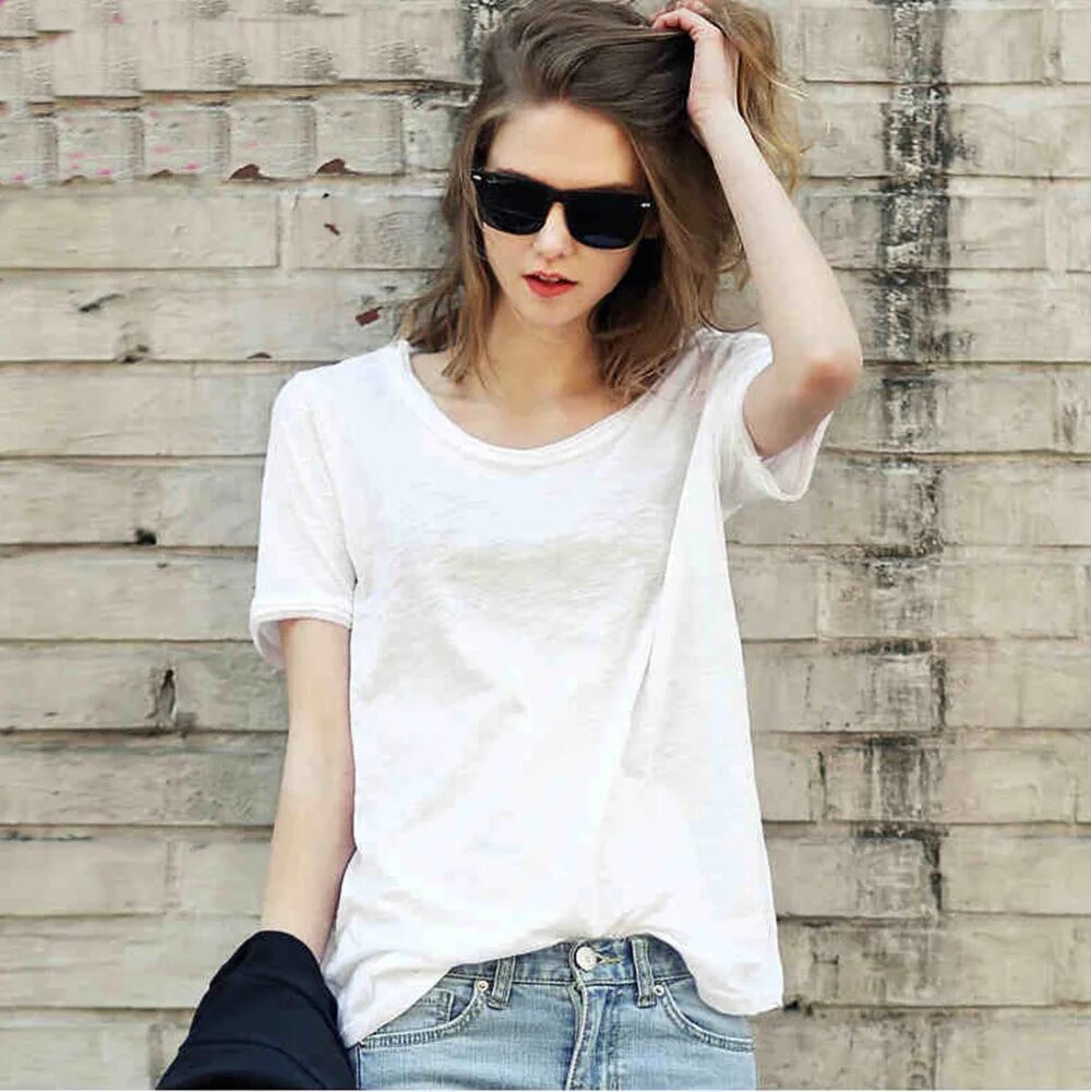 футболка для девочек. классическая футболка женская. черная футболка. футболка женская. Women s t shirt.