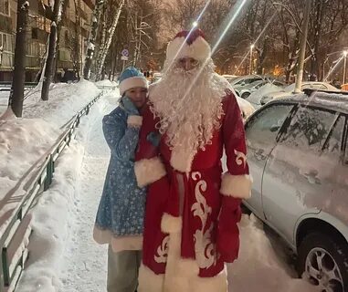 Дед мороз пришел в дом