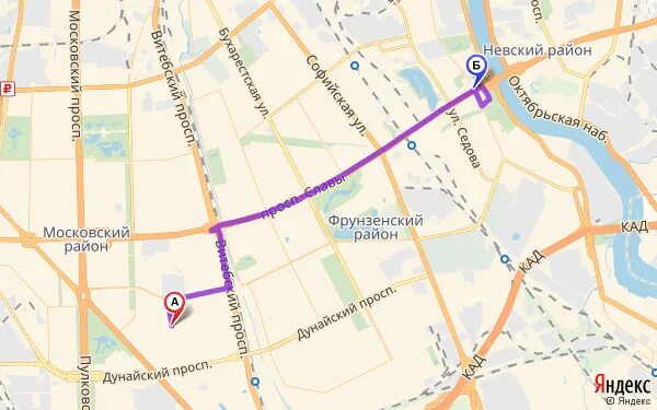 Как добраться до московского пр