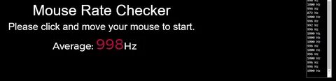 Mouse rate