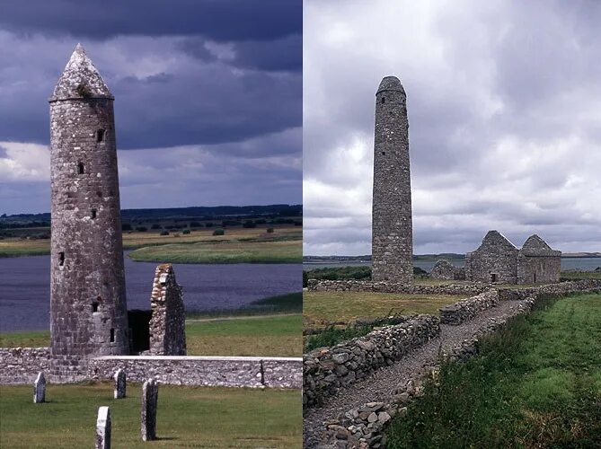 Round tower. Тугрульская башня Ирландия. Круглые башни Ирландии. Ирландия телебашня. Круглая башня в Шотландии.