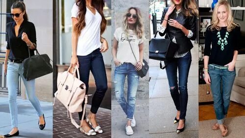 Сережки под джинсы. Можно ли одевать джинсы с балетками. С чем носить золотые джинсы. Какая обувь подойдет к джинсовому платью.