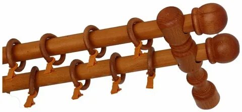 Карниз круглый деревянный
