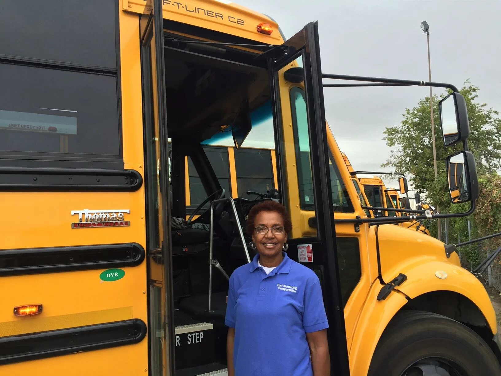 She is a bus driver
