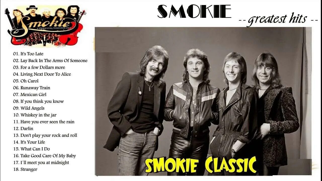 Смоки песни 80 х. Группа Smokie. Группа Smokie в молодости. Группа Smokie 2019. Smokie Greatest Hits 1975-1979.