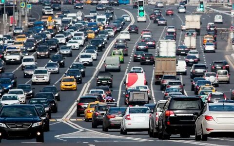 Crowded cars