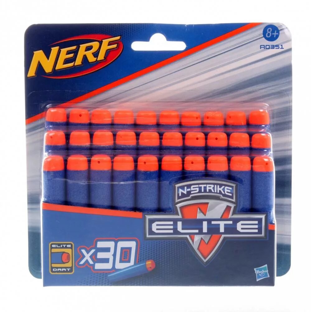 Пули для нерфа. Набор игровой Nerf 30 стрел, e6161. Патроны для бластера. Нёрф патроны.