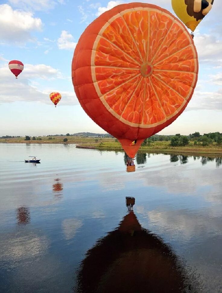 На оранжевом шаре. Воздушный шар. Необычный воздушный шар. Мандариновый воздушный шар. Воздушные шары мандаринового цвета.