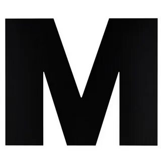 Символ буквы m