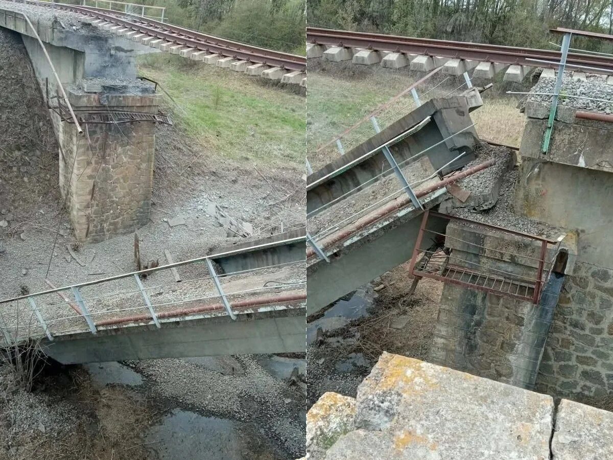 Взорван мост в Белгородской области. ЖД мост в Белгородской области. Взорвали мост в Белгороде. Разрушенный мост Волоколамск.