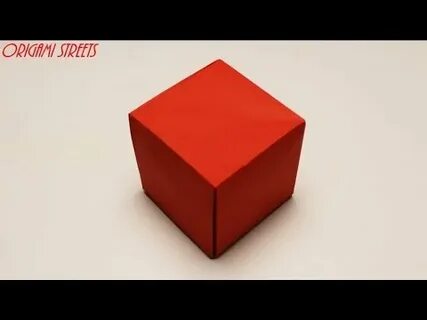 Как сделать из бумаги кубик который прыгает