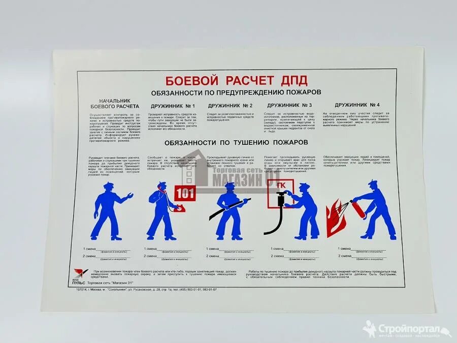 Проведение боевого расчета