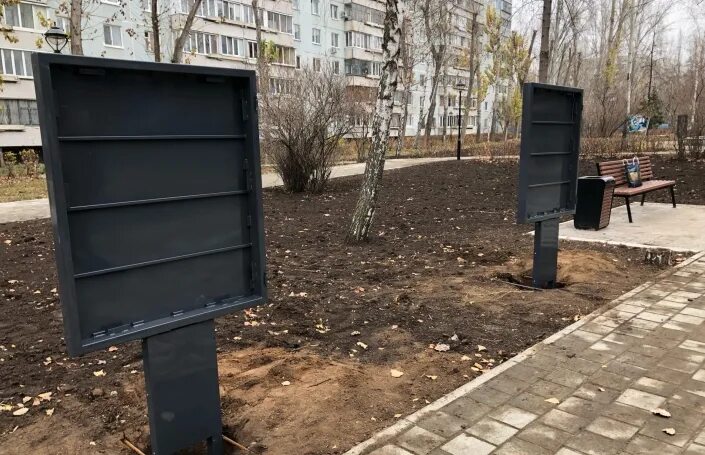 В Новом городе завершается благоустройство Аллеи Ветеранов