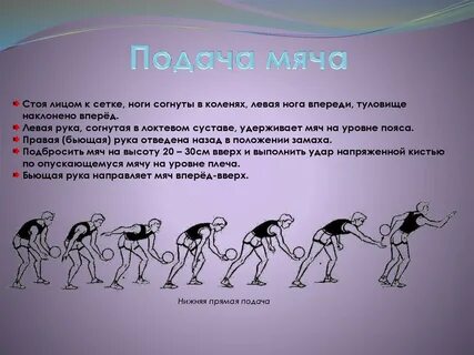 Как правильно подавать подачу в волейболе