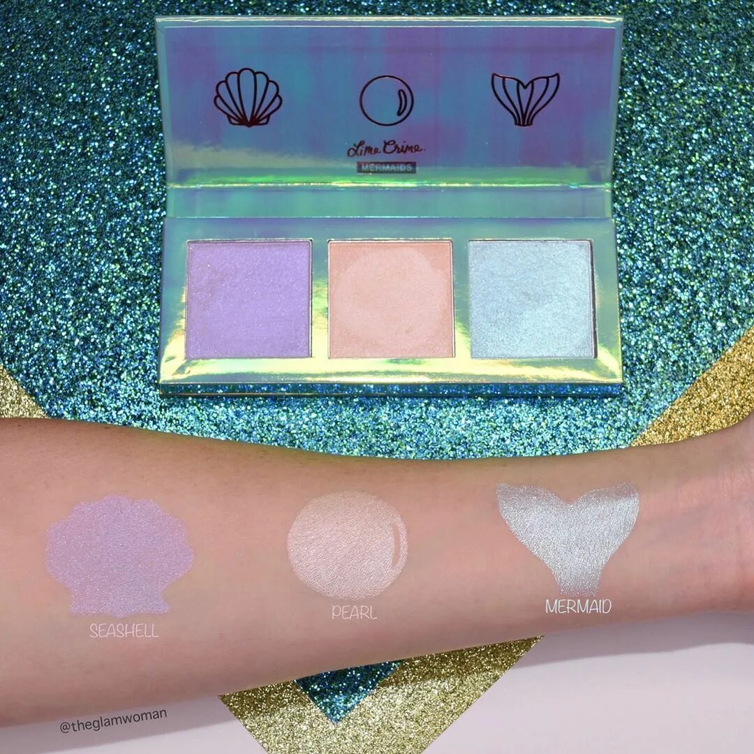 Lime Crime хайлайтер. Хайлайтер Lime Crime Hi-Lite Mermaids Palette. Свотки палетки лайм Крайм хайлатеры. Lime Crime тени unveil.