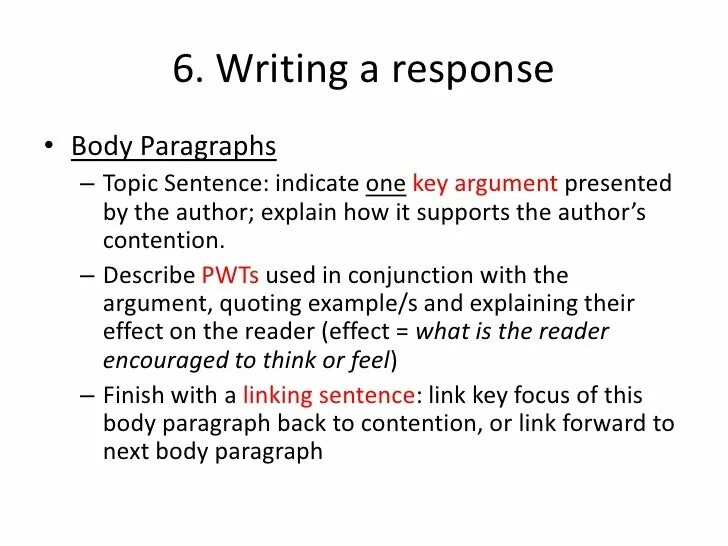 Analytical article. Indicative sentences. How is article written. Body paragraph. This article was written