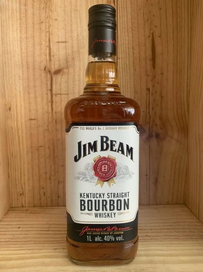 Джим бим 1 литр. Бурбон Джим Бим Бурбон. Джим Бим Бурбон 1л. Виски Джим Бим Бурбон 1 литр. Jim Beam виски 1.