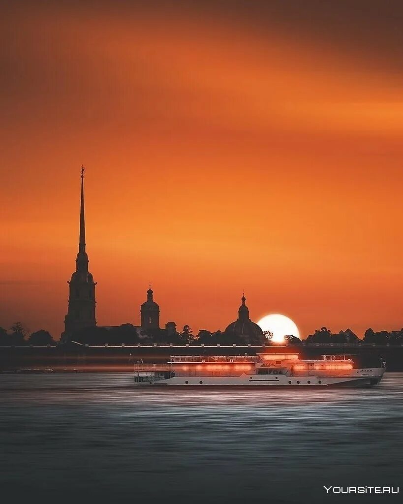 Восход солнца в питере