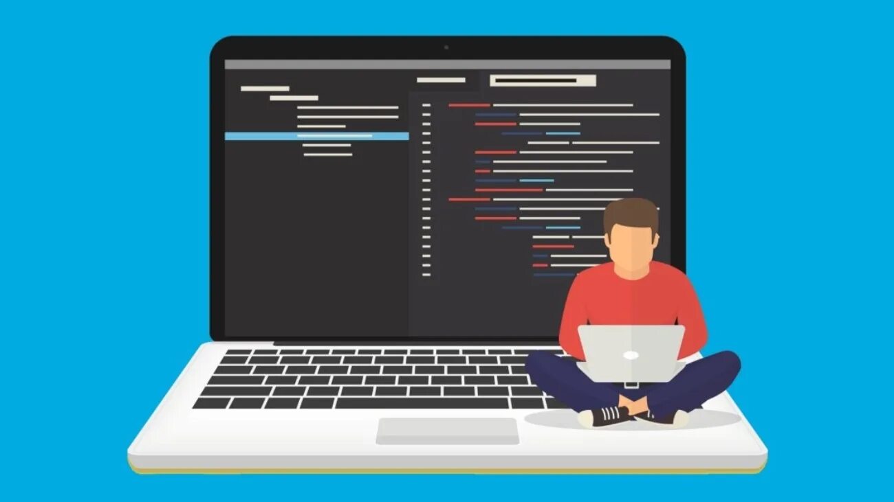 Программист разработка сайта. Программирование иллюстрация. иллюстрации для сайта веб разработчика. программирование сайтов. программист иллюстрация.