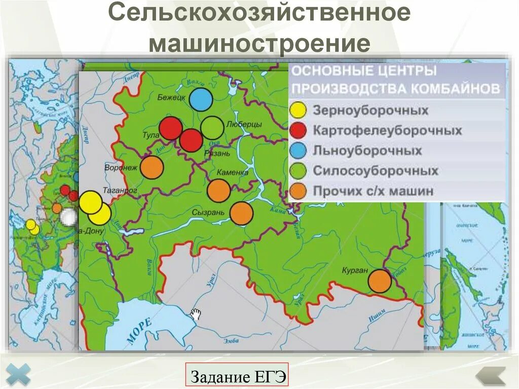 В каких городах машиностроения в россии. Центры сельскохозяйственного машиностроения в России. Центры сельскохозяйственного машиностроения на карте. Карта машиностроения России. Сельскохозяйственное Машиностроение.