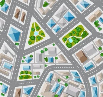 Карта местности сверху
