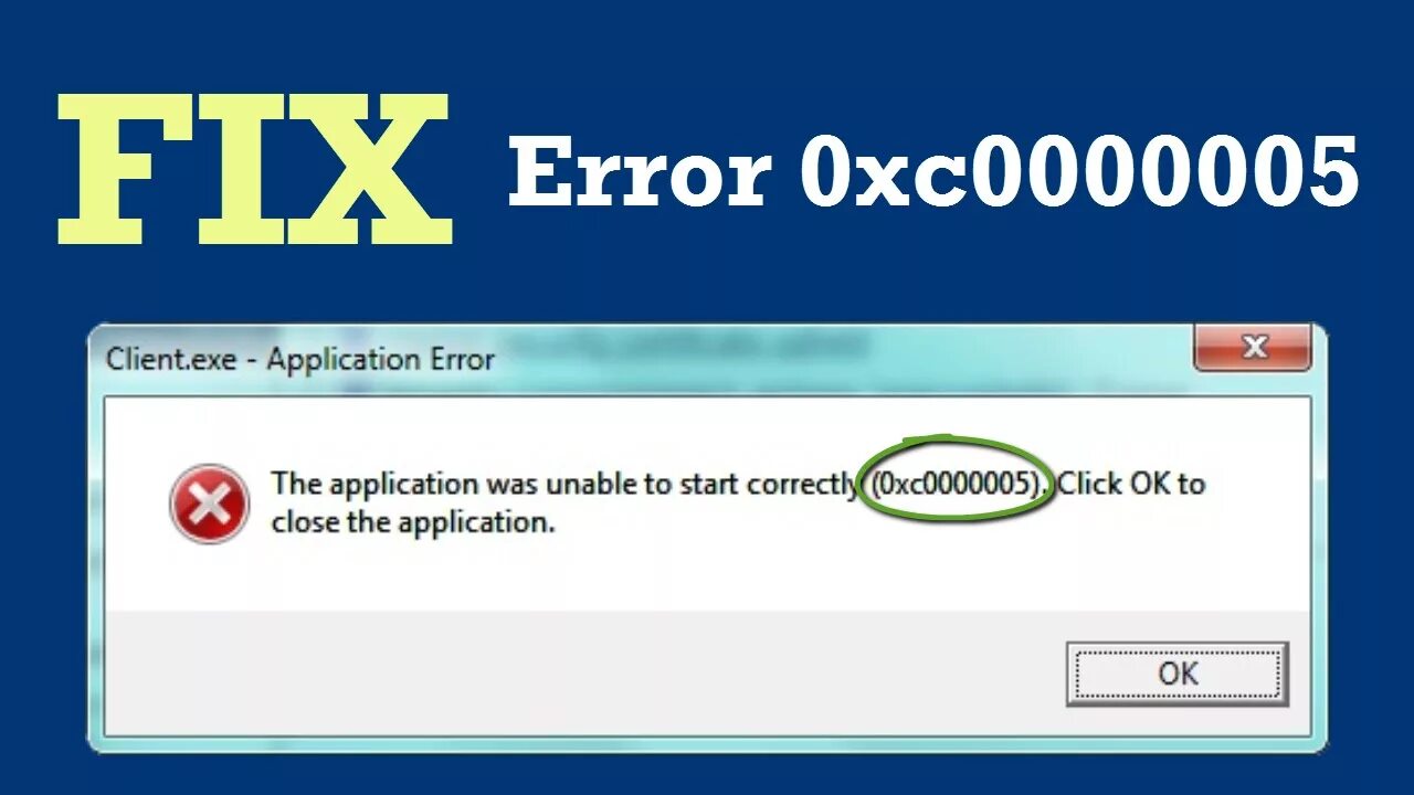 C application error. Еррор 0х0003. ошибка 0xc0000005. error code. error code 0xc0000005.