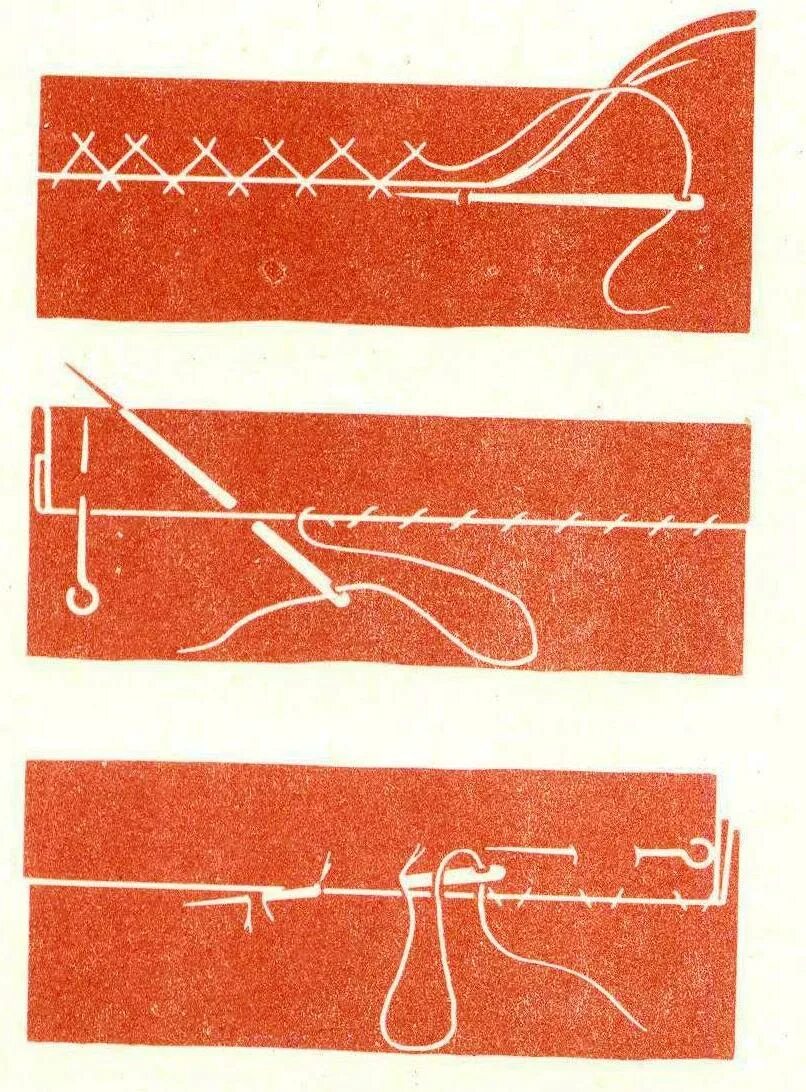 Временное ниточное соединение. Шов для сшивания двух тканей. Ручной шов для сшивания двух деталей. Стежки швов для сшивания. Шов для сшивания вручную.