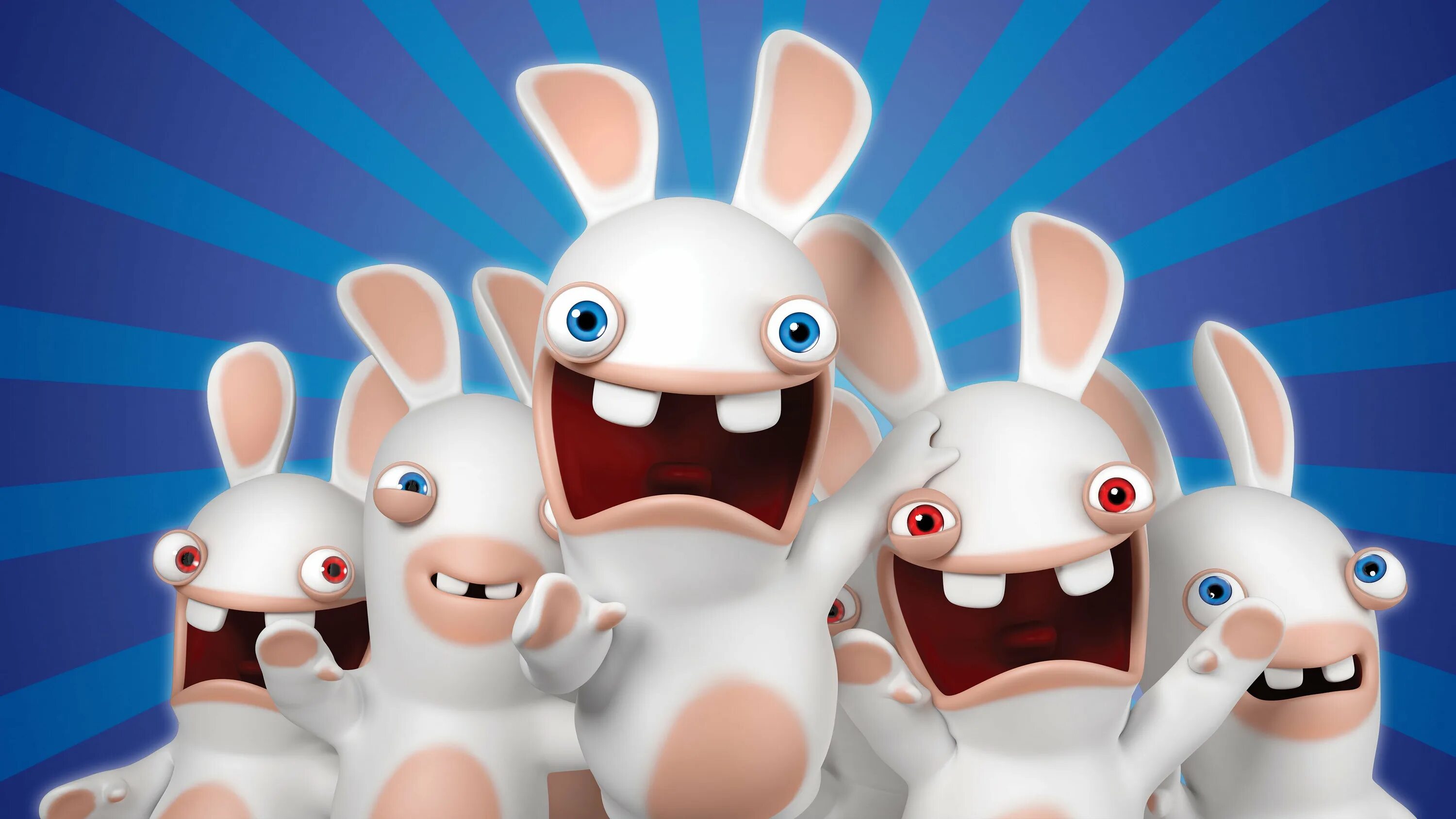 Фотки игры зайчик. Rabbids Invasion. Rayman: бешеные кролики. Rabbids Invasion зайцы. Кролики из Rayman Raving Rabbids.