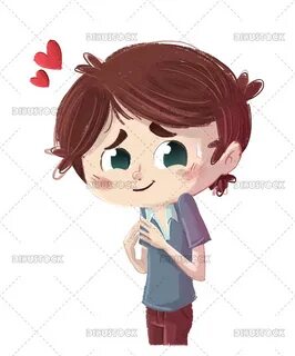 Shy boy