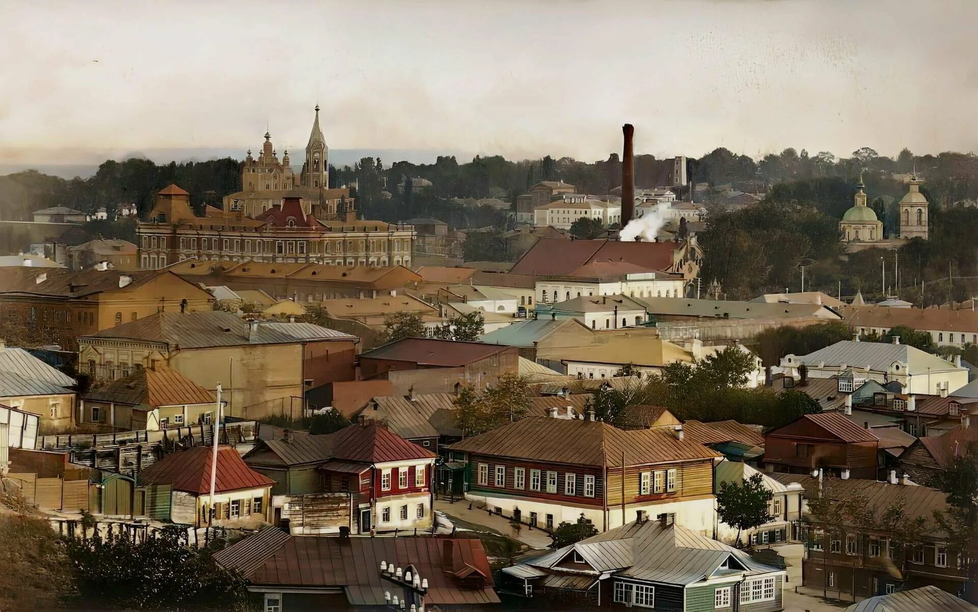 Общины курска. Спасо-Преображенская Церковь в Курске. Старый город Рыльск. Курск до революции. Рыльск 19 век.