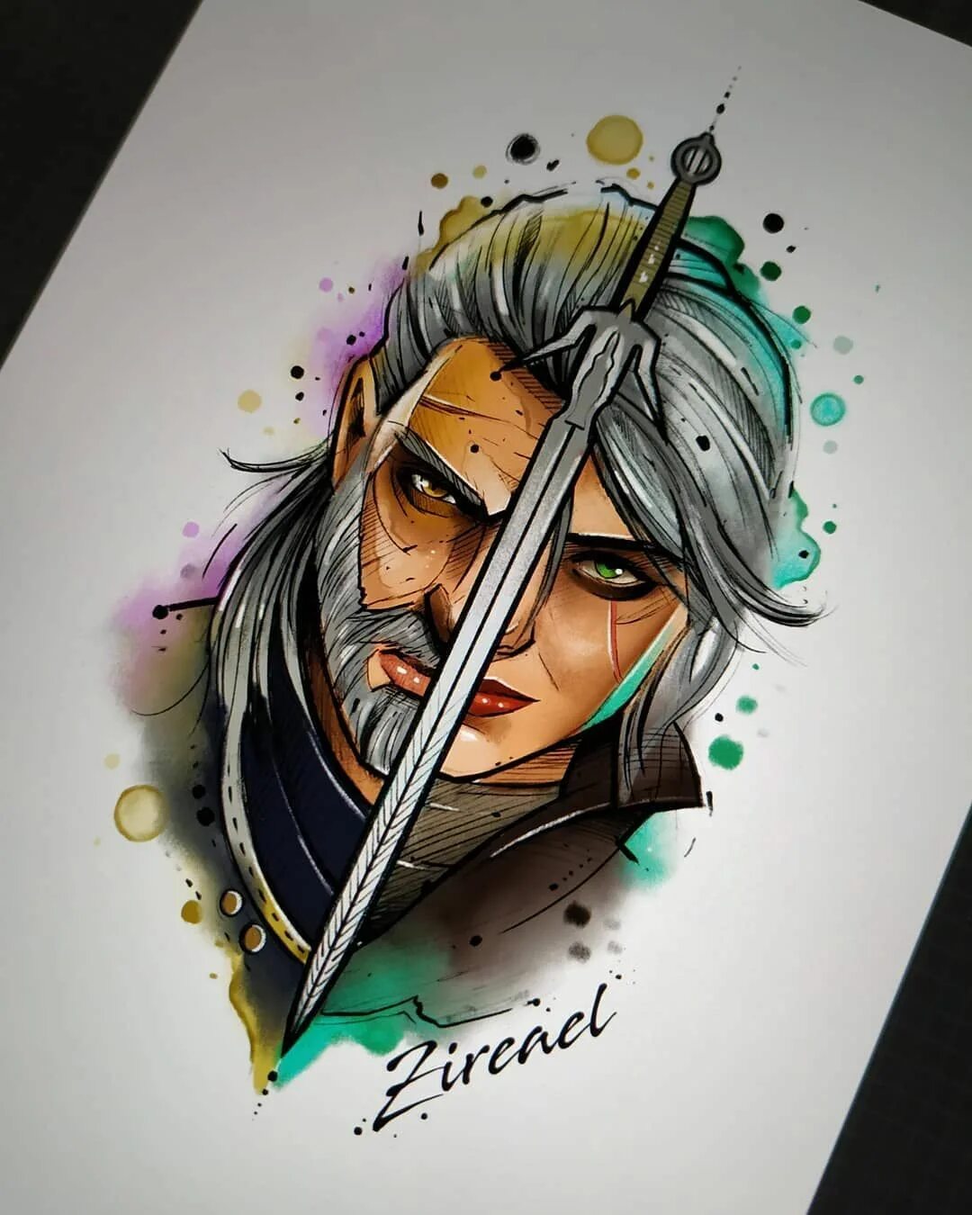 Татуировка ведьмак. Ведьмак tattoo. Татухи ведьмак. Геральт тату. Рукав ведьмак.