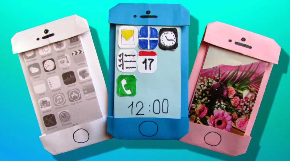 Видео телефоны из бумаги. Смартфон из картона для детей. Бумажный айфон. Телефон из бумаги. Телефон мобильный из картона.