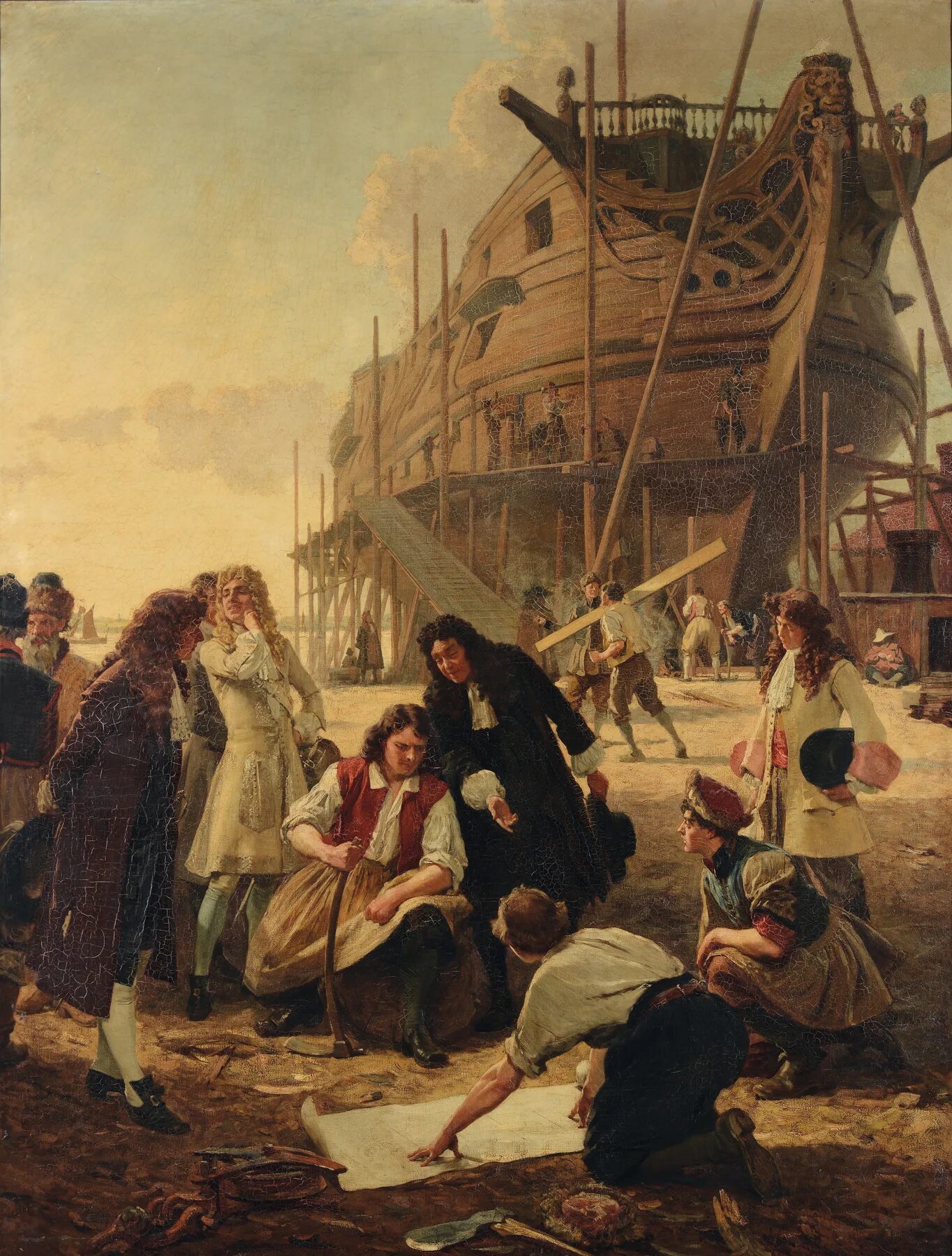 In 1698 a number of londoners. Художник John Seymour Lucas. Джон Сеймур.